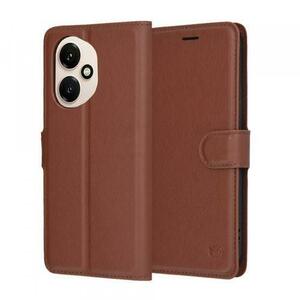 Husa Techsuit Leather Folio pentru Honor 400, Maro imagine