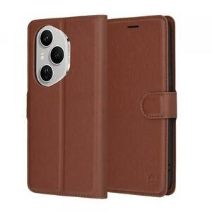 Husa Techsuit Leather Folio pentru Honor 400 Pro, Maro imagine
