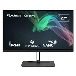 Monitor IPS LED ViewSonic 27inch VP2776T-4K, UHD (3840 x 2160), HDMI, DisplayPort, Boxe, Pivot, 5 ms (Negru) imagine