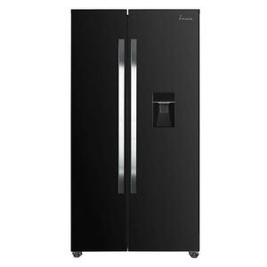 Side-By-Side Fram FSBS-HM440NFBKWDE++, 439 L, Clasa E, Full No Frost, Display LED Touch (Negru) imagine
