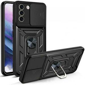 Husa pentru Samsung Galaxy S21 FE 5G G990, Techsuit, CamShield, Neagra imagine