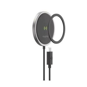 Incarcator wireless 15W Mophie Snap compatibil MagSafe, negru imagine