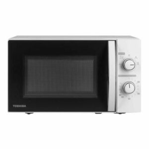 Cuptor cu microunde Toshiba MWP-MM20PWH, 20 litri, 700 W, 5 nivele de putere, control mecanic, decongelare in functie de greutate sau de timp, Timer, Iluminare LED (Alb) imagine