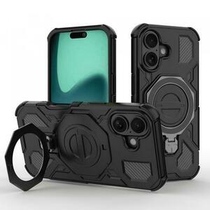 Husa Techsuit Carbon Shield Pro pentru Apple iPhone 17, Neagra imagine