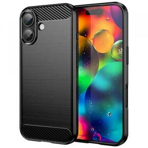 Husa Techsuit Carbon pentru Apple iPhone 17, Neagra imagine
