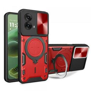 Husa pentru Motorola Moto G35, Techsuit, CamGuard Pro, Rosie imagine