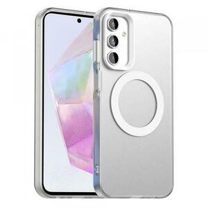 Husa MagSafe pentru Samsung Galaxy A35 5G A356, Techsuit, CandyCase, Alba imagine