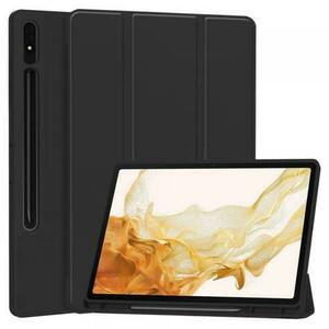 Husa pentru Samsung Galaxy Tab S8 / Tab S7 T875 / Tab S7 T870 Techsuit Flex Trifold (Negru) imagine