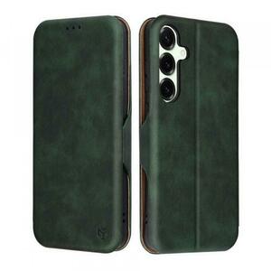 Husa pentru Samsung Galaxy S25+ S936 Techsuit Safe Wallet Plus (Verde) imagine