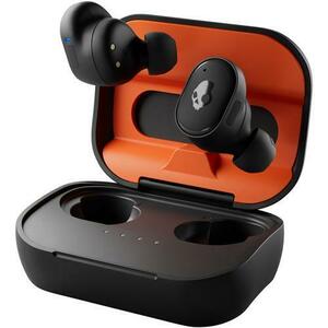 Casti True Wireless Skullcandy Grind Fuel, Bluetooth, Rezistent la apa, Microfon, Asistenta vocala (Negru) imagine