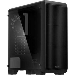 Carcasa Zalman S2 TG, Middle Tower, Tempered glass, Negru imagine