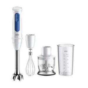 Mixer vertical Braun MQ30202M, 900W, 2 viteze, Tocator 350ml, Tel, Pahar gradat 600ml (Alb) imagine