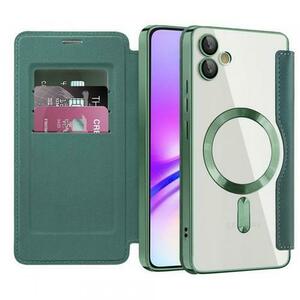 Husa MagSafe pentru Samsung Galaxy A05 A055 Techsuit SmartMag Book (Verde) imagine