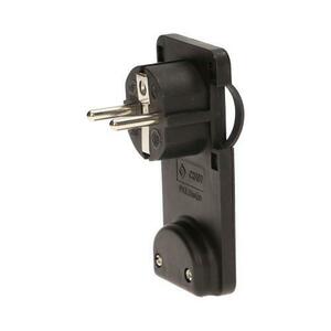 Stecher extra slim cu maner ORNO OR-AE-1311/B, 250V, fara cablu, negru imagine