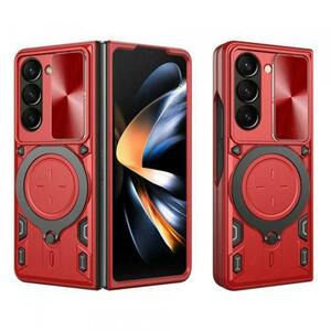 Husa pentru Samsung Galaxy Z Fold5 F946, Techsuit, CamGuard Pro, Rosie imagine