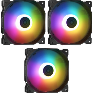 Ventilator XPG Vento, iluminare aRGB 120mm, 1850rpm, 3buc (Negru) imagine