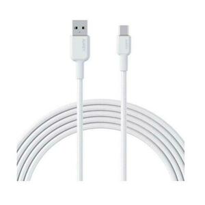 Cablu alimentare si date Aukey LLTSN1041441, USB Type-C (T) la USB Type-A (T), 1.8m, 480 Mbps, 60W (Alb) imagine