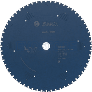 Disc fierastrau circular Bosch Expert for Steel, 355x25.4 x 2.6/2.2mm imagine