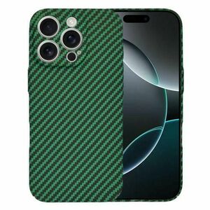 Husa pentru Apple iPhone 16 Pro, Techsuit, Carbonite FiberShell, Verde imagine