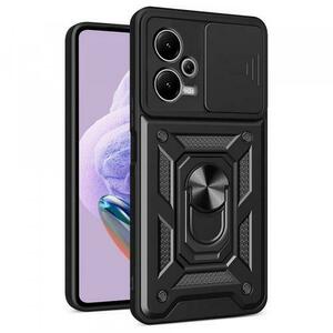 Husa pentru Xiaomi Redmi Note 12 Pro+, Techsuit, CamShield, Neagra imagine