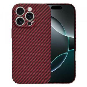 Husa pentru Apple iPhone 16 Pro, Techsuit, Carbonite FiberShell, Rosie imagine