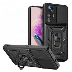 Husa pentru Xiaomi Redmi Note 12S, Techsuit, CamShield, Neagra imagine