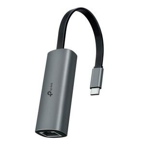 Placa de retea TP-LINK UE302C, USB-C, port RJ-45 Gigabit LAN, 2.5 Gbps (Gri) imagine