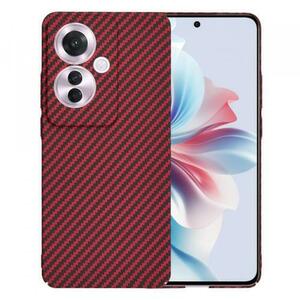 Husa pentru Oppo Reno11 F, Techsuit, Carbonite FiberShell, Rosie imagine