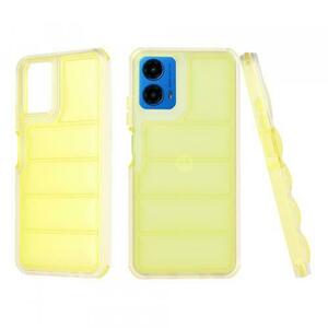 Husa pentru Motorola Moto G45 / G34, Techsuit, Wave Shield, Galbena imagine