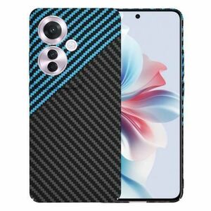 Husa pentru Oppo Reno11 F, Techsuit, Carbonite FiberShell, Bleu imagine