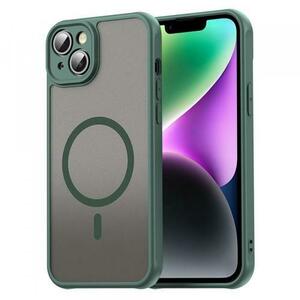 Husa MagSafe pentru Apple iPhone 14, Techsuit, HaloFrost II, Verde imagine