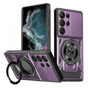Husa pentru Samsung Galaxy S22 Ultra 5G S908, Techsuit, RuggedCam (Mov) imagine