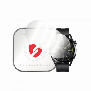 Folie Protectie Smart Protection Premium Classic pentru Huawei Watch GT 3 46mm, Set 4 bucati, Plastic imagine
