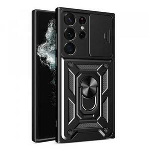 Husa pentru Samsung Galaxy S22 Ultra 5G S908, Techsuit, CamShield (Negru) imagine