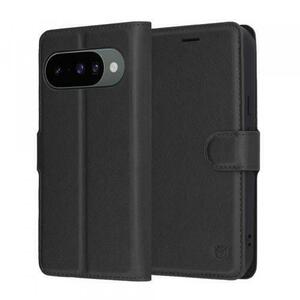 Husa pentru Google Pixel 10 Pro / 10, Techsuit, Leather Folio (Negru) imagine