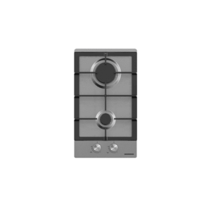 Plita incorporabila Heinner HBH-M302FIX, Gaz, 2 arzatoare, Aprindere electrica (Inox) imagine