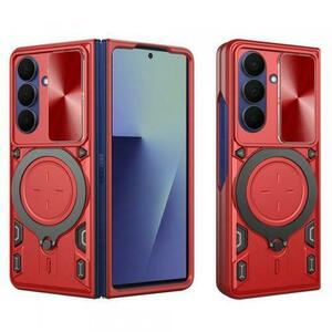 Husa pentru Samsung Galaxy Z Fold7 F966, Techsuit, CamGuard Pro, Rosie imagine