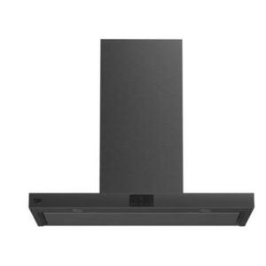 Hota incorporabila decorativa Beko HCB91845BDXH, Putere de absorbtie 750 mc/h, 1 motor, Control Touch, 90 cm (Gri) imagine