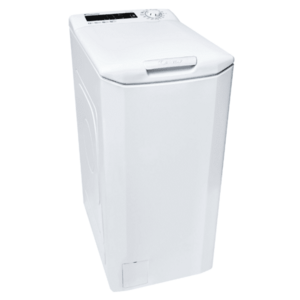 Masina de spalat rufe cu incarcare verticala Candy Smart CSTG 28TE/1-S, 8 kg, 1200 rpm, Clasa F, Mix Power Systems, Gentle Touch Opening (Alb) imagine