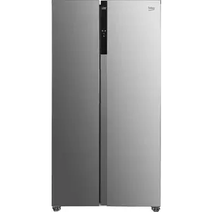 Side by side Beko GNO5323XPN, 532 l, NeoFrost Dual Cooling, Compresor ProSmart Inverter, Display Touch Control, Vacation Mode, Clasa D, H 177 cm (Inox) imagine