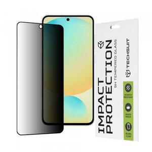 Folie de protectie Ecran Privacy Techsuit pentru Samsung Galaxy S24 FE S721, Sticla Securizata, Full Glue, 111D imagine