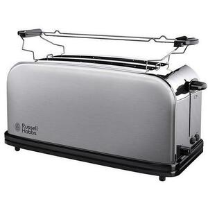 Prajitor de paine Russell Hobbs Chester 23520-56, 1600 W, 4 felii, 2 fante lungi extra late (Inox) imagine