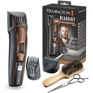Set de tuns barba Remington Beard Kit MB4046, Lame Titan, 1-35 mm, 5 accesorii, Negru/Maro imagine