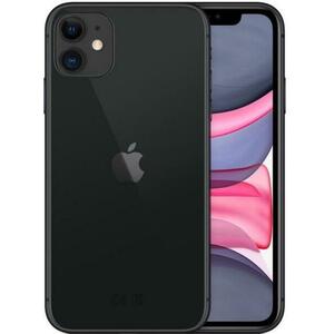 Telefon Mobil Apple iPhone 11, LCD IPS Multi‑Touch 6.1inch, 64GB Flash, Camera Duala 12MP, Wi-Fi, 4G, iOS (Negru) imagine