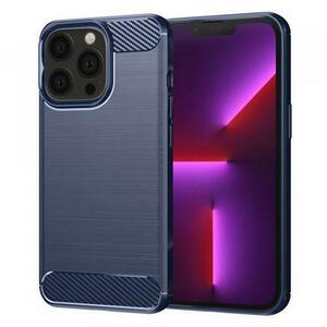 Husa pentru Apple iPhone 13 Pro, Techsuit, Carbon, Albastra imagine