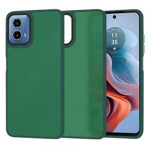 Husa pentru Motorola Moto G45 / G34, Techsuit, HaloFrost, Verde imagine