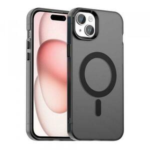 Husa MagSafe pentru Apple iPhone 15, Techsuit, CandyCase, Neagra imagine