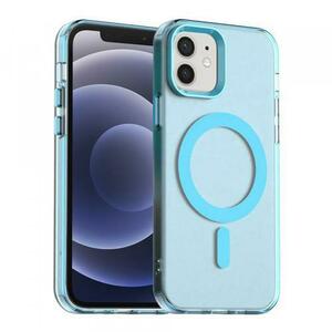 Husa MagSafe pentru Apple iPhone 12 / 12 Pro, Techsuit, CandyCase, Albastra imagine