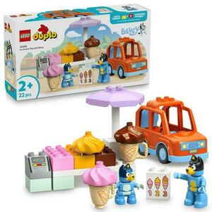 LEGO® DUPLO Bluey - Vizita cu Blue la furgoneta de inghetata 10458, 22 piese imagine