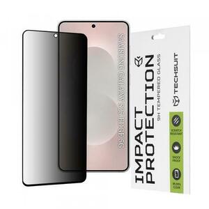 Folie de protectie Ecran Privacy Techsuit pentru Samsung Galaxy S25 Edge S937, Sticla Securizata, Full Glue, 111D imagine